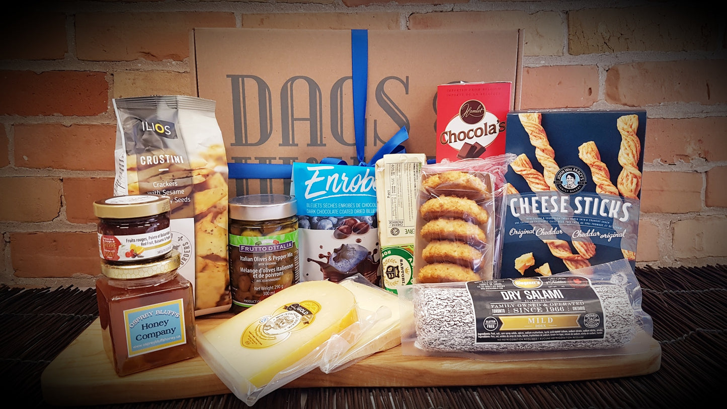 Gift box with cheese